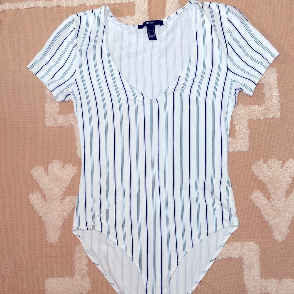 Striped Bodysuit